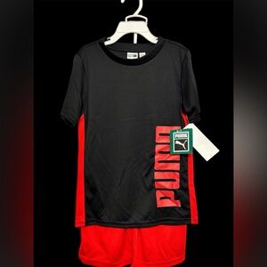 Puma Boys Matching Set - 001 PUMA BLACK | Size 6